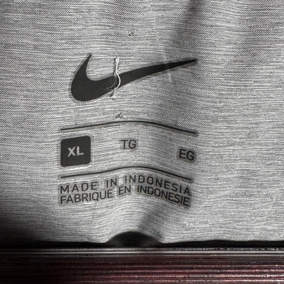 Nike Vest Mens XL Gray Puffer Sideline Hyperwarm Full Zip Running 865975-012 - Picture 5 of 11